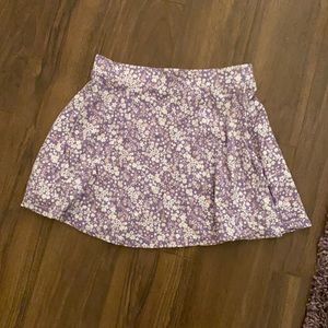 Floral Short Skirt